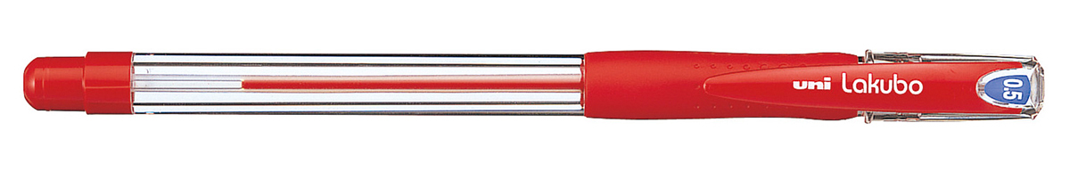Анонс-изображение товара ручка шариковая  автомат uni "lakubo sg-100" 0.5 мм красная 70751